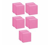 FotoStation - 5 x 5 Inch Pink Pastel Cardstock - 250 GSM Thick Smooth Square Blank Cards for Study, Flashcards, Card Making, Scrapbooking & Paper Crafts - (Pack of 10)