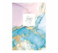 FotoStation 5" x 7" Photo Album Slip in Pockets Holds 200 Photographs (Marble Design)