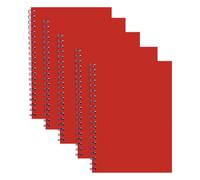 FotoStation A5 Spiral Notebooks 5 Pack | Twin Wire Bound Lined Writing Pads
