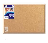 FotoStation Cork Notice Board 400 x 600mm - Premium Wooden Frame