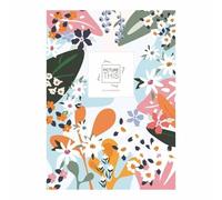 FotoStation Flowers Design 5” X 7” Size Photo Album 200 Slip in Pockets Album For Memory Record Easy To Fill Photographs Wedding, Family, Travel and Home
