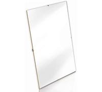 FotoStation Set of 2-6 X 8 Inch Clip Frame with Glass Front Window for Poster Certificates Drawing Illustration Photo Frameless Clip Frame Wall Hanging Frames 15cm X 20cm