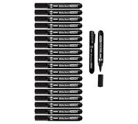 FotoStation Whiteboard Pens, Black Whiteboard Markers, 100pcs White board Pen Bullet Tip, Dry Wipe White Board Pens for Kids Writing on Whiteboards, Glass, Weekly Planner for School Office Home