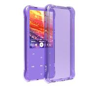 Fotosuncy for AGPTEK M3 MP3 Player Case, Protect Against Drop, Lightweight Flexible but Durable, Anti-Slip Shockproof Protective Cover Clear Purple