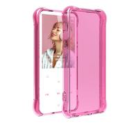 Fotosuncy for AGPTEK M3 MP3 Player Case, Protect Against Drop, Lightweight Flexible but Durable, Anti-Slip Shockproof Protective Cover Clear Pink