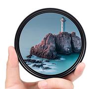 Fotover 52mm ND Filter,Slim Variable ND Neutral Density Fader ND2-ND400 Lens for Canon Nikon Sony Pentax Olympus Fuji DSLR Camera + 3 Slot Nylon Filter Pouch