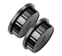 Fotover Body Cap and Lens Rear Cap Cover Replacement Set for CONTAX YASHICA C/Y Mount Lens&Cameras,2 Sets