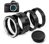 Fotover Macro Extension Tube Ring for All Canon EOS EF Mount DSLR Cameras 6D Mark II 5D Mark IV EOS 200D 60D 80D 70D 5Ds R 5D Mark III 600D with Body Rear Lens Cap