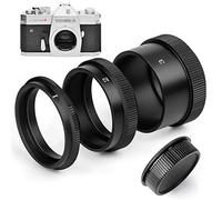 Fotover Macro Extension Tube Ring for M42 42mm Screw Mount with Body Rear Lens Cap