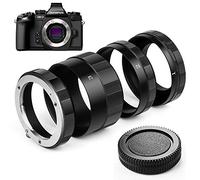 Fotover Macro Extension Tube Ring for Olympus Panasonic M4/3 Micro 4/3 Mount Cameras with Body Rear Lens Cap