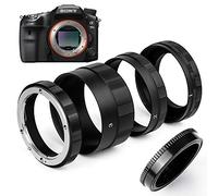 Fotover Macro Extension Tube Ring for Sony A99II A77II A7X A3500 A68 A57 A99 ILCE-3000 A55 A33 A58 A35 A37 A77 A65 Minolta α5000 α7000 AF Mount Single Electric Cameras with Rear Lens Cap