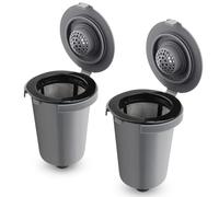 FOTRIC Reusable Filter Cup for Cuisinart, Compatible with Cuisinart #SS-RFC HomeBarista Reusable Filter Cup, Dark Gray (2 Pack)