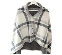 Fotrsta Adult Fleece Wheelchair Cape, Wheelchair Warmer Cover Blanket Knee Blanket Leg Blanket Warm Winter Poncho Coat Wheelchair Clothing For Men And Women