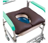 Fotrsta Commode Chair Cushions, PU Waterproof Elderly Anti-Bedsore Seat Pad Wheelchair Toilet Seat Cushion Toilet Seat Cushions For Toilet Chair, Wheelchair, Shower Chair