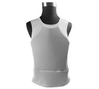 Fotrsta IIIA Level Bulletproof Vest, Military Tactical Invisible Body Armor Lightweight Breathable Men Bulletproof T-Shirt Front And Back Armor Self-Defense Clothing Bullet-proof