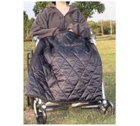 Fotrsta Wheelchair Blanket Waterproof, Waterproof Wheelchair Blanket With Pocket For Adults Wheelchair Leg Blankets For Elderly Wheelchair Accessory Black
