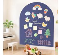 FOTSHARER Arch Magnetic Wall Sticker, 100 x 80 cm, Magnetic Blackboard Sticker, Peel and Stick, Chalkboard, Multi-Function for Playroom, Home