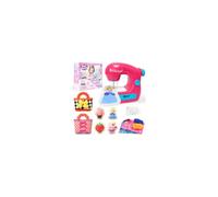 FOTSHARER DIY Sewing Machine Toys for Beginner, Electric Sewing Machine Kit with Lights & Finger Guard, Complete Sewing Kit, Easy Sewing Machine Set Birthday Halloween Gifts for Kids Girls Ages 4-12