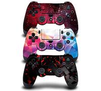 FOTTCZ [3PCS] Whole Body Vinyl Sticker Decal Cover Skin for PS4 Controller - 3pcs. Comb A