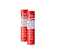 FOTU 277 Ultra Heavy-Duty Red Grease #2 Wheel Bearing Grease Tube, 2x14oz,Multi-Purpose Lubricant for Severe Conditions, Ideal for Automotive, Marine, Buses, Trucks and Tractors