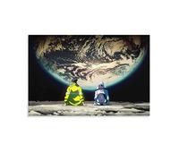 Fotuven Cyber-Punk Edgerunners Anime Aesthetic Poster Decorative Painting Canvas Wall Art Living Room Posters Bedroom Painting 08x12inch(20x30cm)