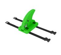 FOUDAY Shark Fin Swimming Aid for Kids, Smooth Surfaces and Fitted Straps Swimming Shark Fin, Swimming Shark Fin Float Safety Swim Trainer, Swimfloat Equipment for Kids 3 to 9 (Green)