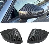 Fouedy 1Pairs Car Rearview Mirror Covers Cap Shell Housing Door Side Wing Mirror Covers compatible with Audi A3 S3 8V RS3 Car Accessories (Carbon Fiber Pattern)