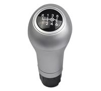 Fouedy 6 Speed Manual Gear Shift Knob Shifter Lever Change Knob Gaitor Boot Cover for Benz W203 S203 CL203 W209 W204 C204 C63 C300 C250 W207 A207 W212 2008-2014 (Silver-6-UPON-14.5)