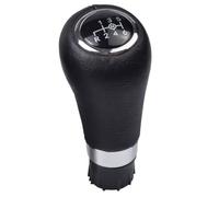 Fouedy 6 Speed Manual Gear Shift Knob Shifter Lever Change Knob Gaitor Boot Cover for Benz W203 S203 CL203 W209 W204 C204 C63 C300 C250 W207 A207 W212 2008-2014 (Black-6-DOWN-14.5)