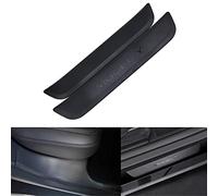 Fouedy ABS Rear Door Sill Guards Protector Scuff Plate Cover for Tesla Model Y 2021 2022 Car Door Sill Decal Sticker Pedal Protection Strip (Rear Door sill Strip)