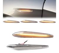 Fouedy Led Dynamic Turn Signal Light Side Marker Blinker Indicator Sequential Lamp 2006-2012 For Alfa Romeo 159 Sportwagon Typ 939 Boera Spider (Crystal type)