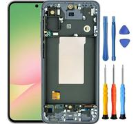 Foufinin for Samsung A56 5G Screen Replacement with Frame | for Samsung Galaxy A56 5G Screen Replacement kit A566U1 A566W A566F Touch Screen LCD Display Digitizer Assembly