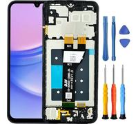 Foufinin for Samsung Galaxy A14 5G Screen Replacement for Samsung A14 5G Screen Replacement with Frame SM-A146U SM-A146A SM-A146W SM-A146P LCD Display Touch Digitizer Assembly with Tools Black