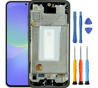 Foufinin for Samsung Galaxy A36 5G Screen Replacement for Samsung A36 Screen Replacement with Frame SM-A366E SM-A366B SM-A366U SM-A366U1 SM-A366W LCD Display Touch Digitizer Assembly with Tools Black