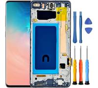 Foufinin for Samsung Galaxy S10+ Plus Screen Replacement for Samsung S10+ Plus Screen Replacement with Frame SM-G975u SM-G975a SM-G975w Digitizer Touch Screen Assembly 1