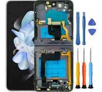 Foufinin for Samsung Galaxy Z Flip 4 Screen Replacement for Samsung Z Flip 4 5G Screen Replacement with Frame SM-F721U SM-F721W LCD Display Touch Digitizer Assembly with Tools 6.7 Inch
