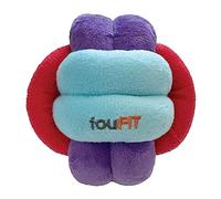 fouFit FouFouBrands Hide n Seek Knotted Snuffle Ball Treat Dispensing Nosework Toy for Dogs, Red, Blue, Purple, Small