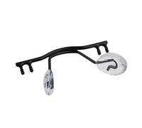 FOUNCY 10 Pieces, Glasses Nose Brackets, Rimless Glasses Nose Pads, Glasses Accessories, Stainless Steel Glasses Nose Bridge With Nose Pads, (Color : Black)
