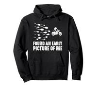 Found an early picture of me: On a motorbike! Pullover Hoodie