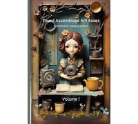 Found Assemblage Art Boxes - Ephemera For Collaging Artwork: Rustic, vintage style images for layering in collages, junk journals and scrapbooks