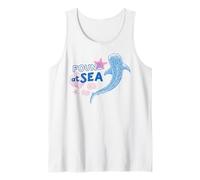 Found at Sea Whale Shark Ocean Graphic Beach Summer Coastal Tank Top