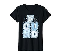 Found Christian Coquette Bow Pastel Blue Aesthetic Value Graphic T-Shirt, Women, Black, M