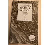 Found in Translation: A Hundred Years of Modern Hebrew Poetry