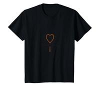 Found & Loved: He Left The 99 to Find Me Sheep Heart T-Shirt, Kids, Black, 4 Years