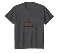 Found & Loved: He Left The 99 to Find Me Sheep Heart T-Shirt, Kids, Dark Heather Grey, 3 Years