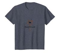 Found & Loved: He Left The 99 to Find Me Sheep Heart T-Shirt, Kids, Heather Blue, 4 Years
