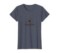 Found & Loved: He Left The 99 to Find Me Sheep Heart T-Shirt, Women, Heather Blue, L