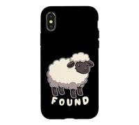 Found Minimalist Sheep Psalm 23 Lamb Christian Case for iPhone X/XS