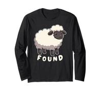 Found Minimalist Sheep Psalm 23 Lamb Christian Long Sleeve T-Shirt