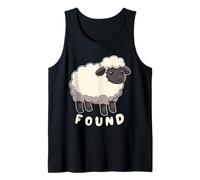 Found Minimalist Sheep Psalm 23 Lamb Christian Tank Top